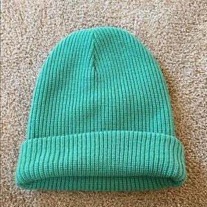 Aritzia Green Knit Beanie
